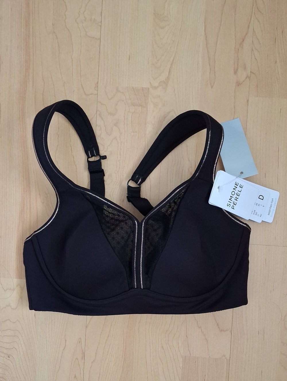 NWT Simone Perele Harmony High Impact Underwire Sports Bra Size 30D